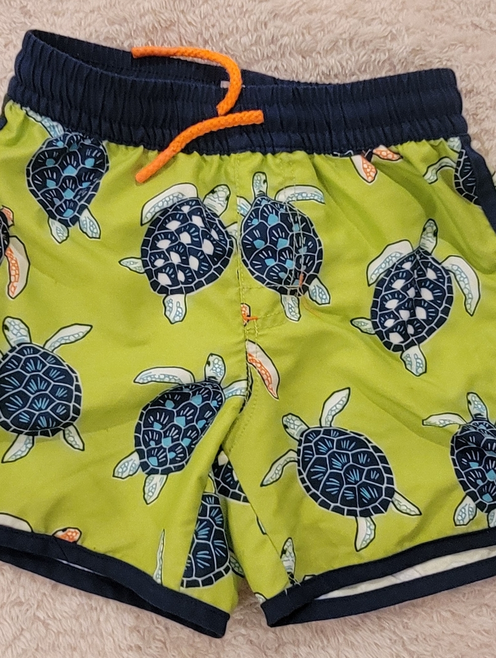 Hatley boys Turtle print swim trunks 4t